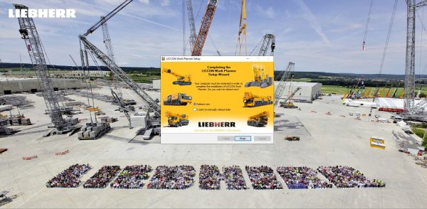 Liebherr Crane LICCON Universal Work Planner V6.23 LR 1500 500 Ton 2024 Data 7