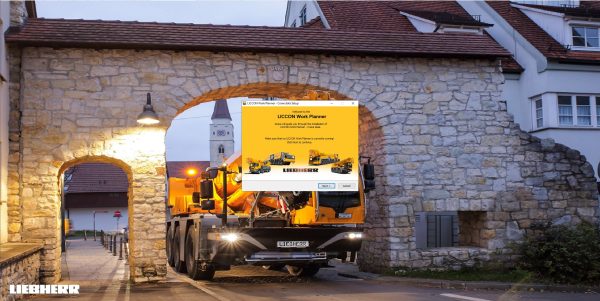 Liebherr Crane LICCON Universal Work Planner V6.23 LTC 1050 3.1 Ton 2024 Data