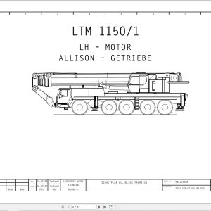 Liebherr Crane LTM 1150 1 Electrical and Hydraulic Diagrams 1