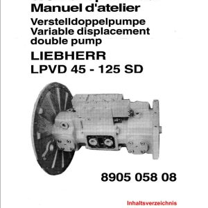 Liebherr Crane LTM 1150 1 Pumb Operating Workshop Repair Manual 1