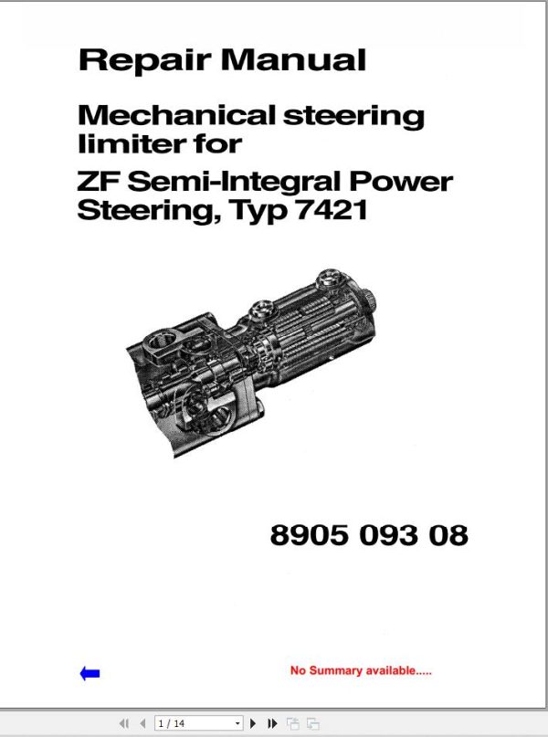 Liebherr Crane LTM 1150 1 Steering Repair Manual