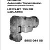 Liebherr Crane LTM 1150 1 Transmission Service Workshop Manual