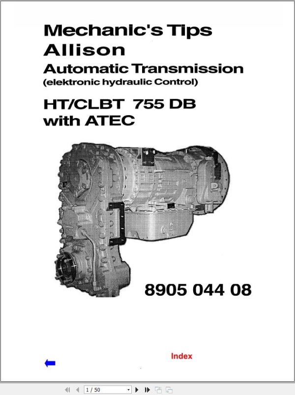Liebherr Crane LTM 1150 1 Transmission Service Workshop Manual