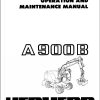 Liebherr Excavator A900B Electrical Diagram Operation and Maintenance Manual 1