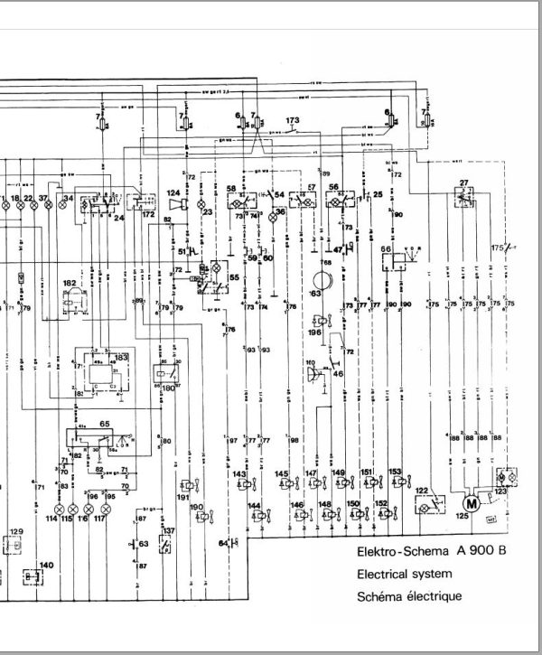 Liebherr Excavator A900B Electrical Diagram Operation and Maintenance Manual 3
