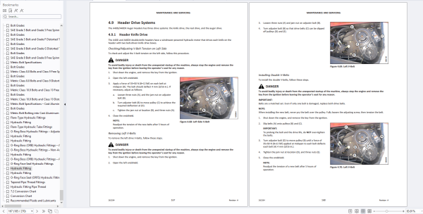 MACDON Agricultural 15.4GB PDF Operator Maintenance Trouble Shooting Parts Documents 4