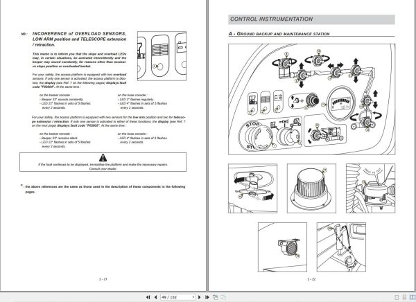 Manitou Access Platform 120AETJL to 170AETJL Operators Manual 547378 1