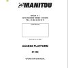 Manitou Access Platform 81XE Operators Manual 547367