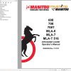 Manitou Articulated Loader 608 to MLA T 516 Operators Manual 50940509F