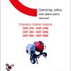 Manitou CMT270 to CMT400E Operating safety Parts Manual 52749081EN