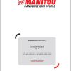 Manitou Cylinder Handler CH10 Operators Manual 648996 EN AU