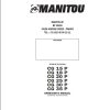 Manitou Forklift CG15P to CG35P Operators Manual 547929