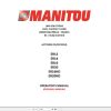 Manitou Forklift ER12 to ER20HD Operators Manual 647704