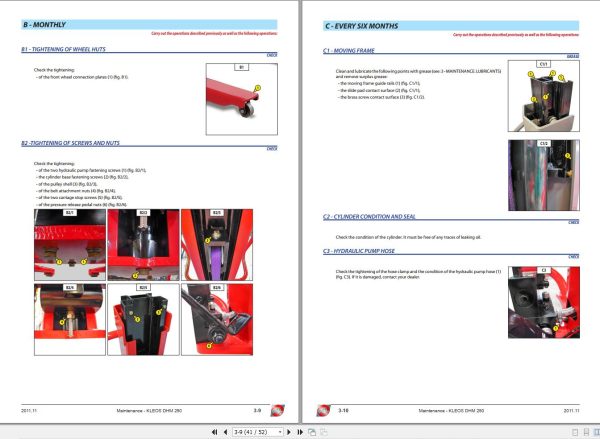 Manitou Forklift KLEOS DHM250 Operators Manual 647244 EN 1