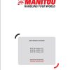 Manitou Forklift M X30 4 to M X70 2 Series 3 E3 Operator Manual 647108 EN