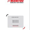 Manitou Forklift M26 2 to M50 2 HDS T5 S1 EU Operators Manual