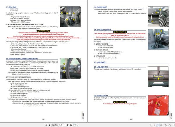 Manitou Forklift M26 2 to M50 2H P ST3B S4 EU Operators Manual 647562 1