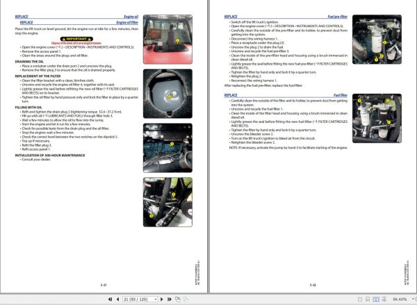 Manitou Forklift MC18 2DKST5S1 MC18 4DKST5S1 Operators Manual 1