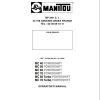 Manitou Forklift MC40 To MC70 Turbo POWERSHIFT Operator Manual 547309 EN