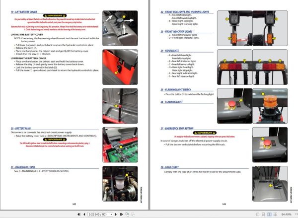 Manitou Forklift ME315 to ME320 Series 2 Operators Manual 647452 EN 1