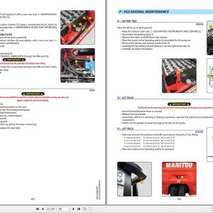 Manitou Forklift ME31548VS3US to ME32048VS3US Operators Manual 647675 US 1
