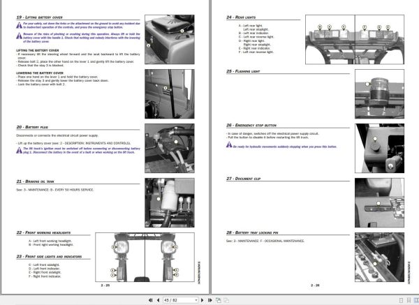 Manitou Forklift ME425 ME430 Operators Manual 547943 EN 1