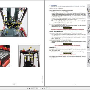 Manitou Forklift ME42580VS3 ME43080VS3 ME43580VS3 Operator Manual 647504 EN 1