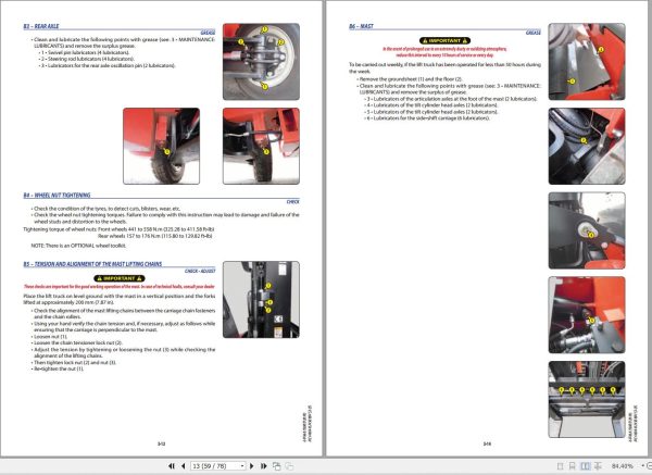 Manitou Forklift ME440 to ME450 80V S3 US Operators Manual 647668 US 1 1