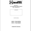 Manitou Forklift MH20 4 MH25 4 Turbo Buggie Operators Manual 547817 EN