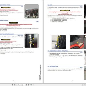 Manitou Forklift MI X40DE3S1 To MI50GS1 Operators Manual 647499 EN 1