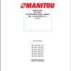 Manitou Forklift MI15D To MI35G Operators Manual 647377 EN