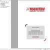 Manitou Forklift MI15DS1 E3 To MI35DYE3S3 Operators Manual 647478 EN