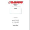 Manitou Forklift MI60T Series 2 E2 MI70T Series 2 E2 Operator Manual 647234 EN