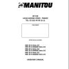 Manitou Forklift MSI20G To MSI30G BUGGIE Series2 E Operator Manual 547922 EN