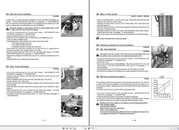 Manitou Forklift MSI35 Turbo MSI35 Turbo BUGGIE Operator Manual 547822 EN 1