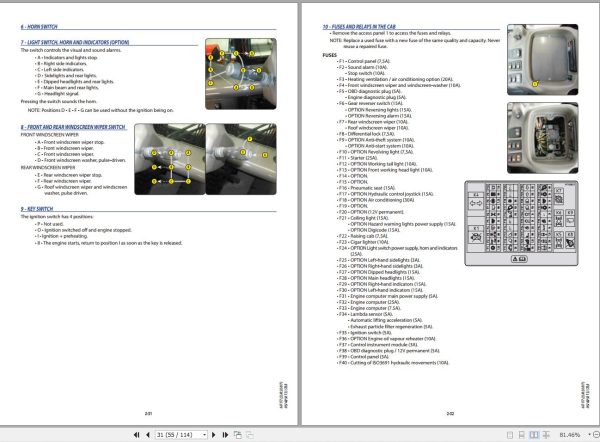 Manitou Forklift MSI40TS3ST3B MSI50TS3ST3B Operator Manual 647177 EN 1