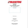 Manitou Forklift STACKY10FRS16 to STACKY14 Instructions Manual 647263 PT