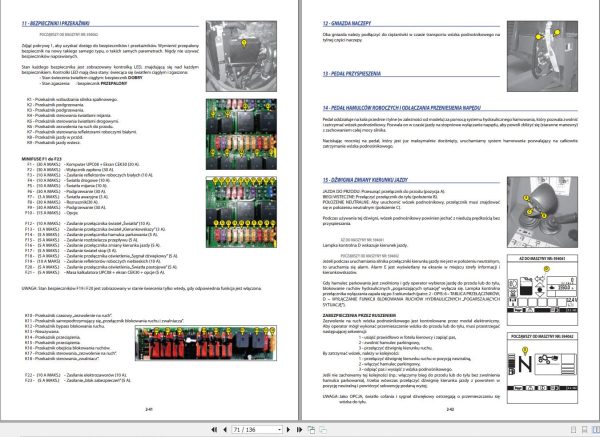 Manitou Forklift TMT25I to TMT27P Series 1 E3 Operators Manual 647079 PL 1