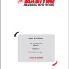 Manitou Forklift TMT55HTT4S14WAYT4 TMT55XTT4S14WAYT4 Operator Manual 647581