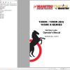 Manitou Loader 1050R to 1050R X Series Operators Manual 50950262G