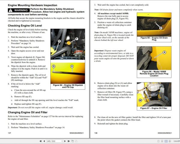 Manitou Loader 1350R to 1650R X Series Operators Manual 50940264M 1
