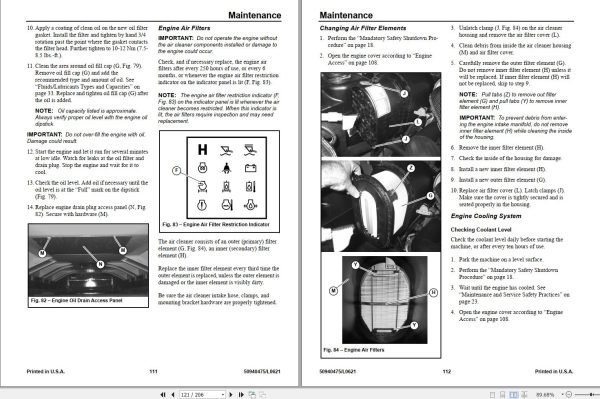 Manitou Loader 3200VT Diagrams Operators Manual 50940475L 1