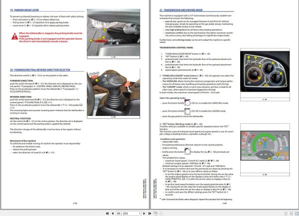 Manitou Loader MLA T533 145V PLUS D ST5 S1 Operator Manual 649210 1