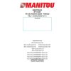 Manitou MC30 Turbo to M50 4 Turbo Series 3 E3 Operator Manual 647003