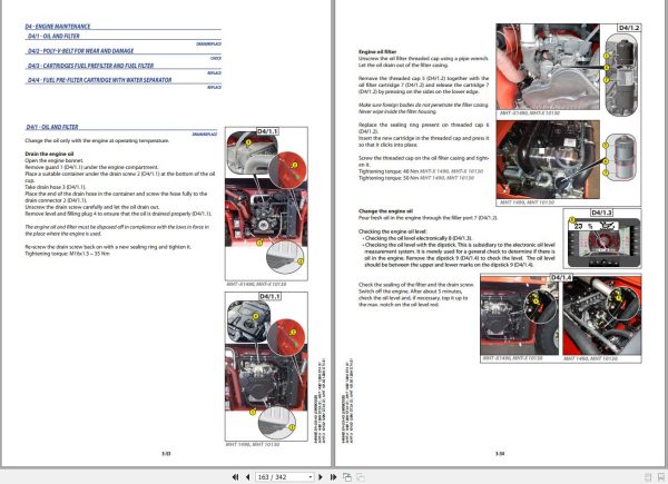 Manitou MHT X1490ST3AS1 to MHT10130ST4S1 Operator Manual 648860 1