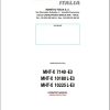 Manitou MHT X7140 Turbo E3 to MHT X10225 Turbo LE3 Operator Manual