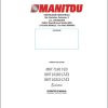 Manitou MHT7140T E3 MHT10160LT E3 MHT10210LT E3 Operators Manual 648584 EN