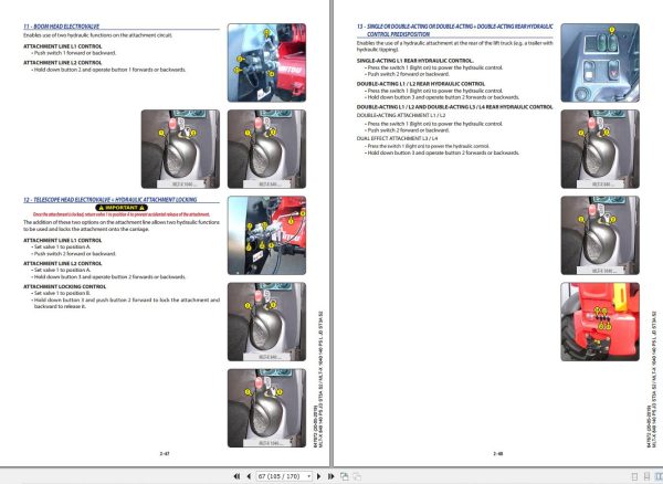 Manitou MLT X840140PSJDST3AS2 MLT X1040140PSLJDST3AS2 Operator Manual 647672 1