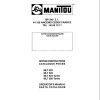 Manitou MLT523 to MLT526 Turbo Operator Parts Manual 547006