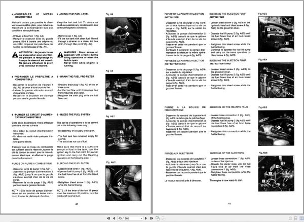 Manitou MLT523 to MLT526 Turbo Operator Parts Manual 547006 1